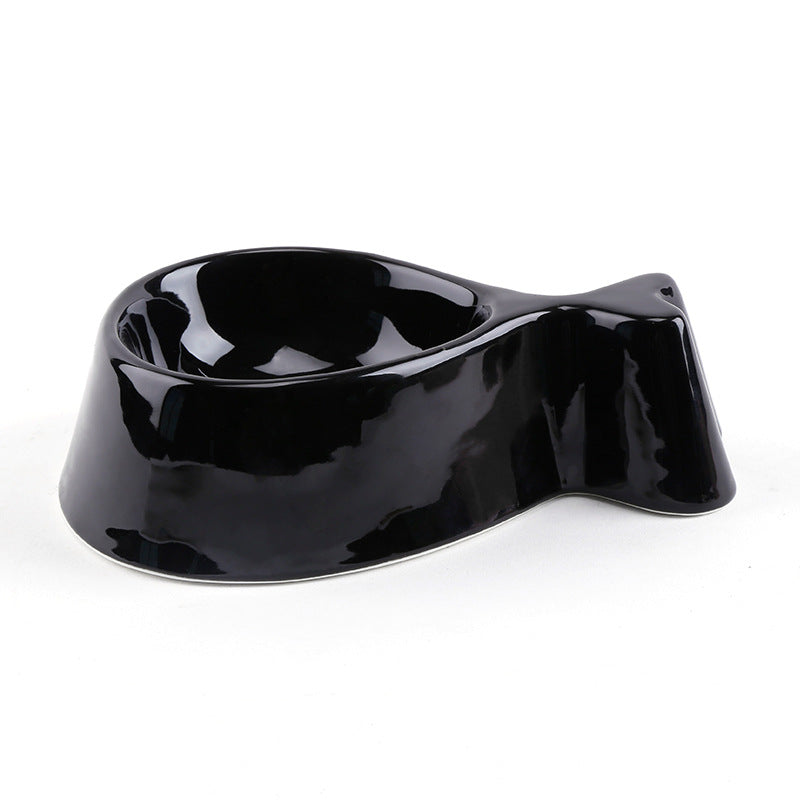 Pet Fish Bowl With Wooden Stand