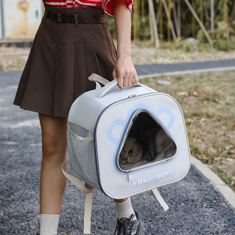 Portable Large Capacity Breathable Pet Backpack Carrier Bag