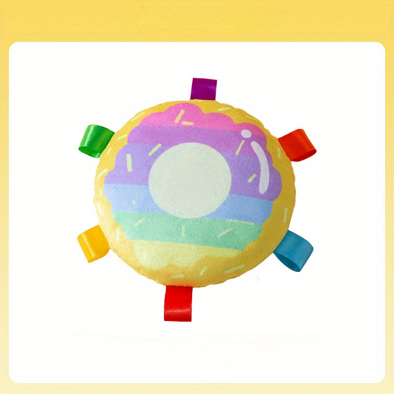 Pet Cartoon Plush Bite Resistant Flying Disc Training Toy