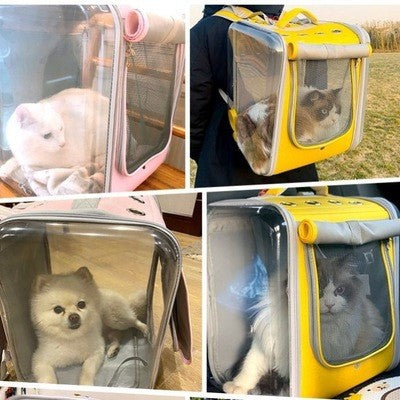 Pet Outdoor Portable Breathable Backpack Travel Carrier Bag