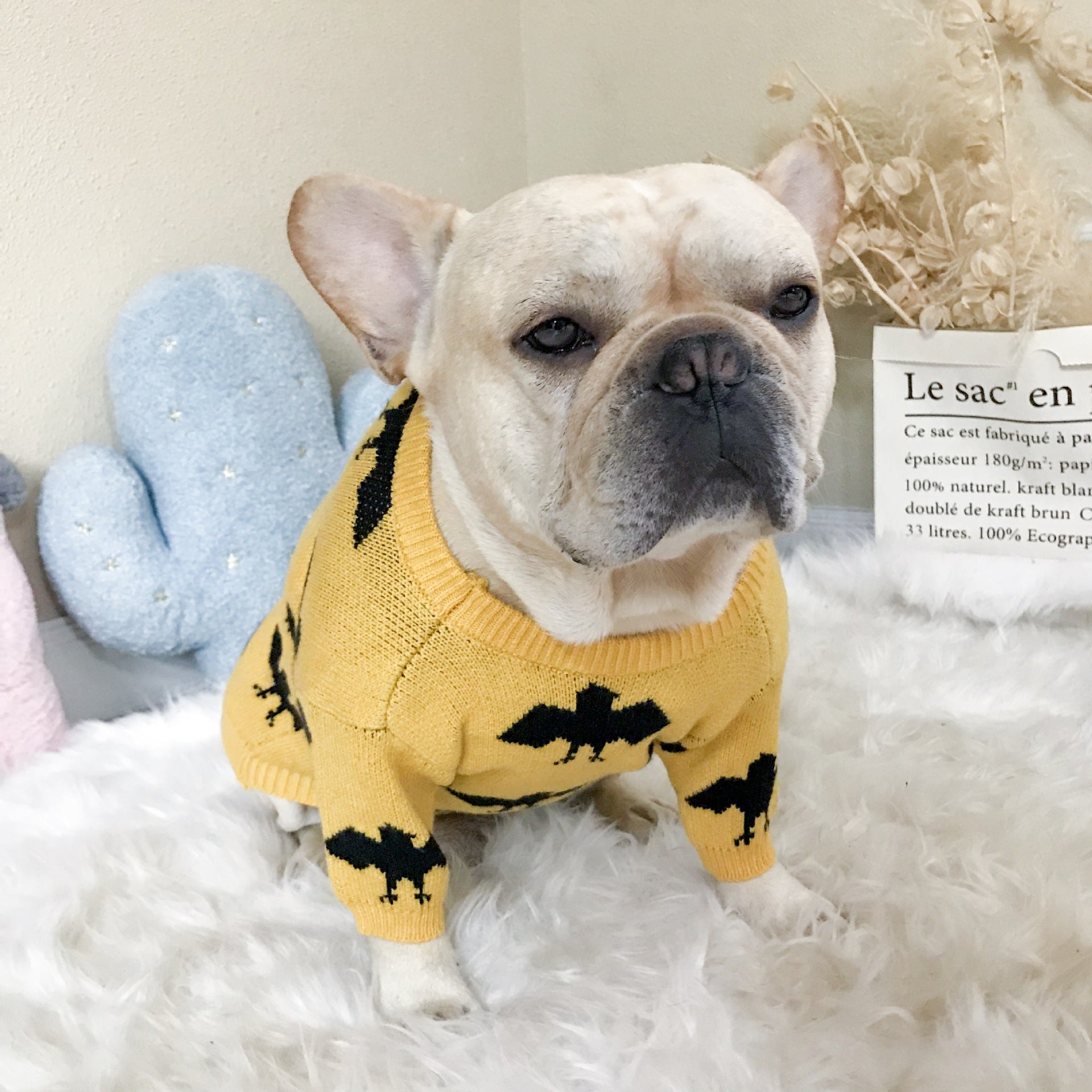 Soft Warm Core Spun Yarn Pet Sweater Apparel