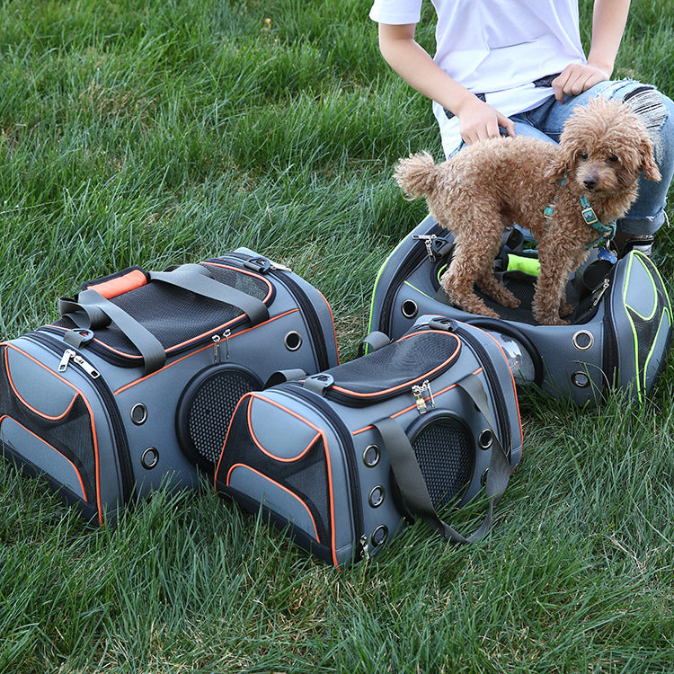 Pet Portable Diaper Style Backpack Carrier Bag