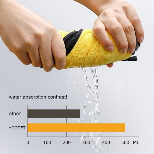 Pet Absorbent Bath Towel Soft Quick Drying Grooming Towel