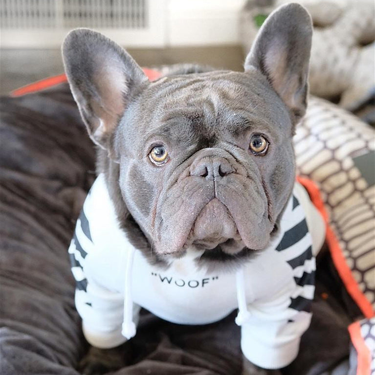 Three Stripe Pet Fashion Sweater Autumn Winter Apparel