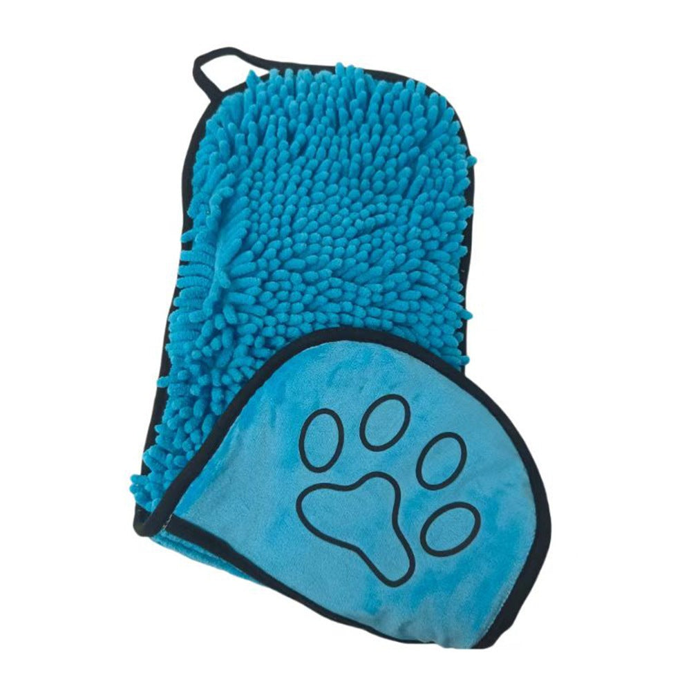Quick Drying Pet Bath Towel Absorbent Grooming Cloth