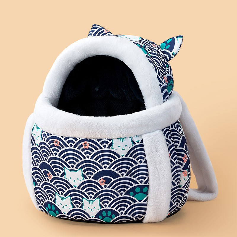 Animal Shape Portable Pet Backpack Diaper Carry Bag