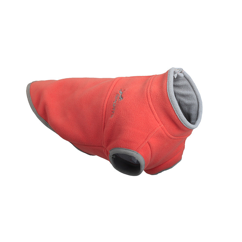 Pet Thick Polar Fleece Solid Color Warm Sweater