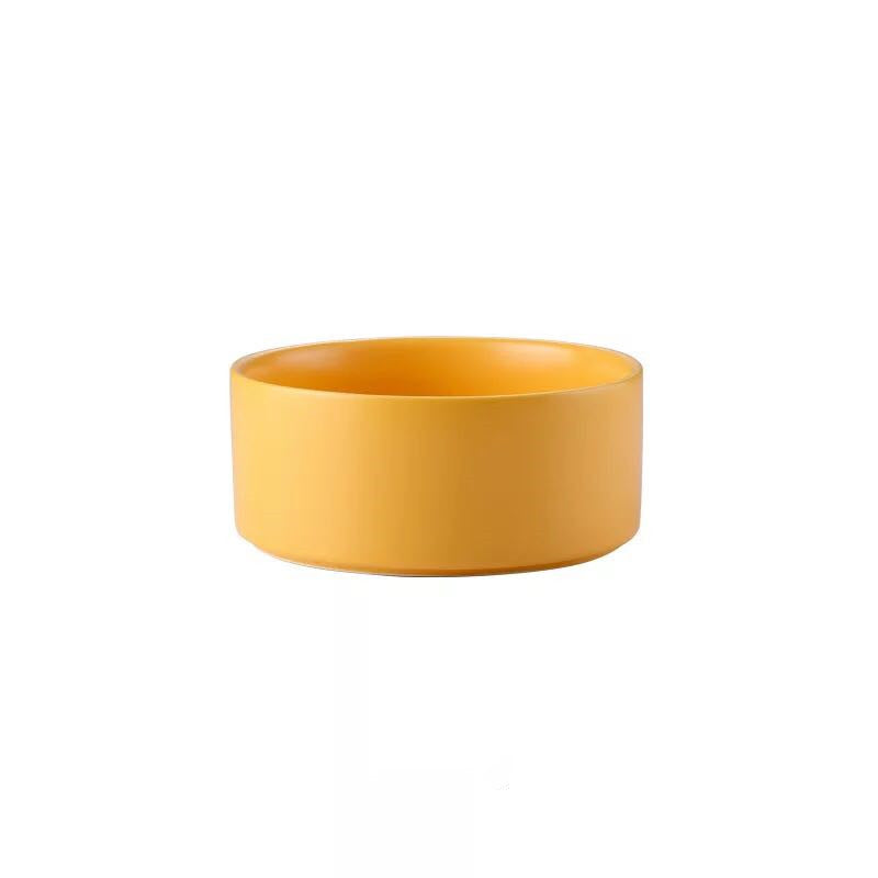 Pet Metal Frame Ceramic Feeding Bowl