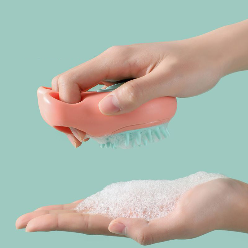 Pet Bath Brush Massage Comb Grooming Cleaning Tool