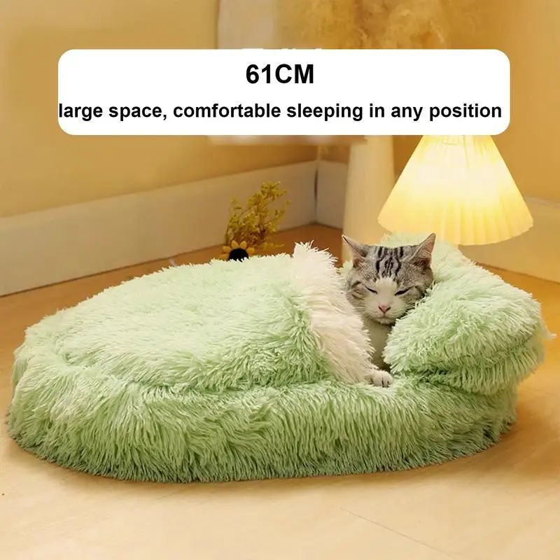 Pet Fluffy Anti Slip Winter Warm Sleeping Nest