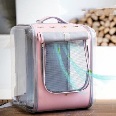 Pet Outdoor Portable Breathable Backpack Travel Carrier Bag