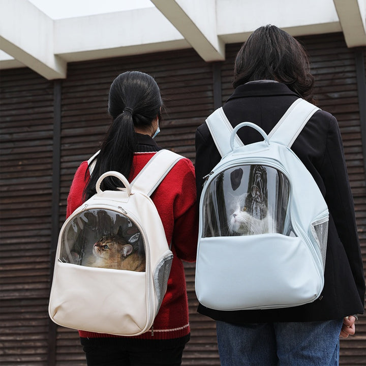 Climate Control Pet Backpack Astronaut Style Portable Carrier