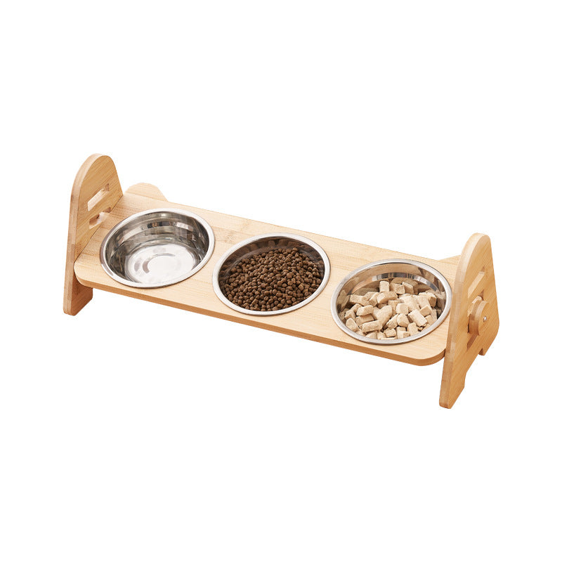 Pet Oblique Mouth Cervical Spine Protection Drinking Bowl