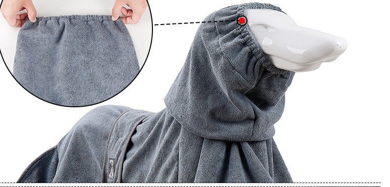 Pet Cotton Highly Absorbent Bathrobe Towel Wrap