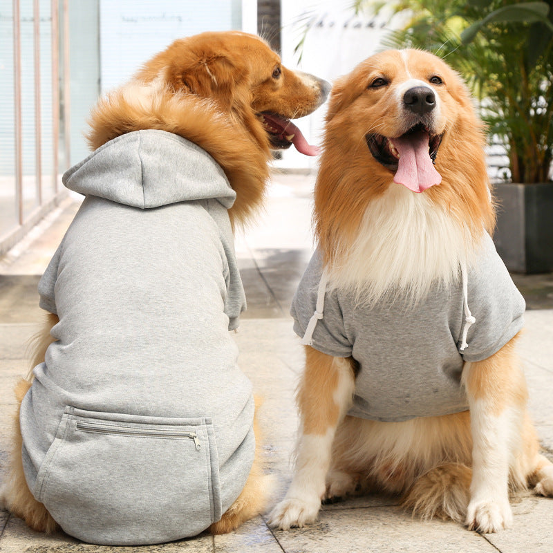 Zipper Pocket Fashion Pet Sweater Apparel