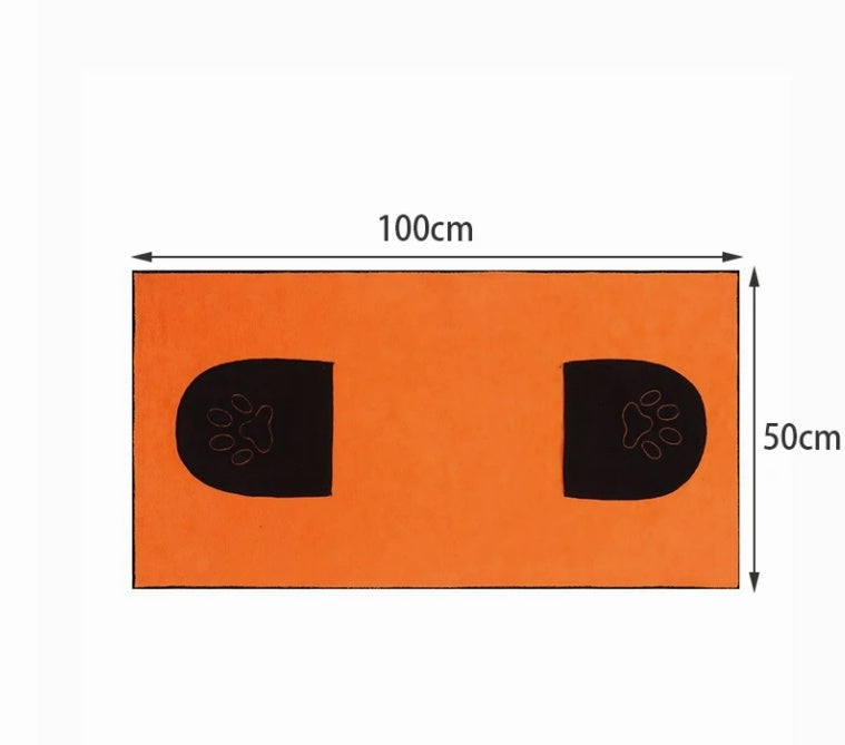 Absorbent Pet Bath Towel Drying Cloth