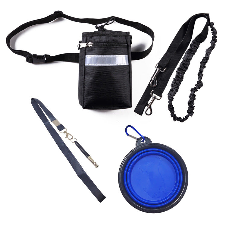 Pet Running Training Adjustable Traction Belt Bag