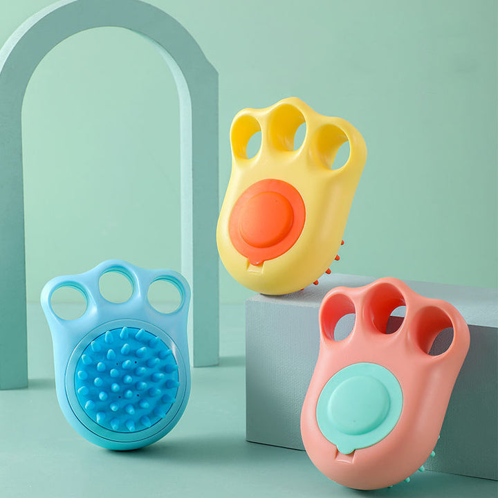 Pet Bath Brush Massage Comb Grooming Cleaning Tool