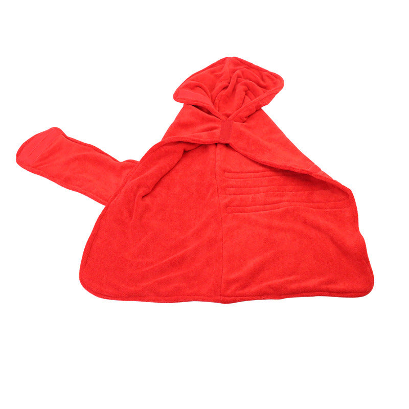 Microfiber Waist Wrap Pet Bath Drying Towel Apparel