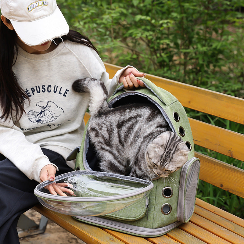 Pet Portable Transparent Space Capsule Backpack Carrier