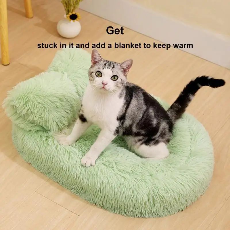 Pet Fluffy Anti Slip Winter Warm Sleeping Nest
