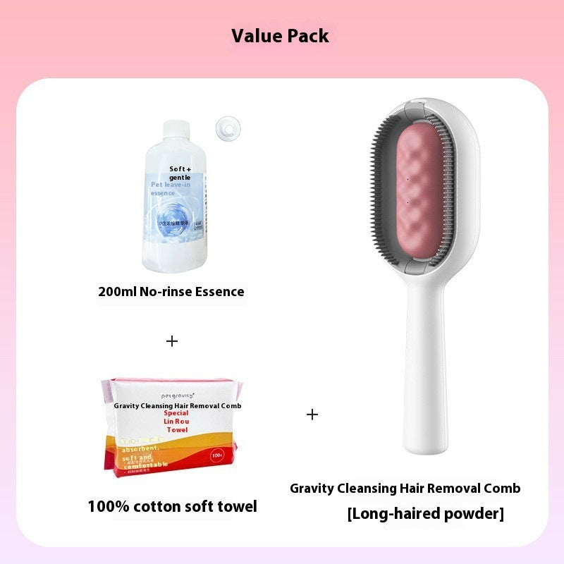 Pet Grooming Dematting Brush Hair Removal Cleaning Comb