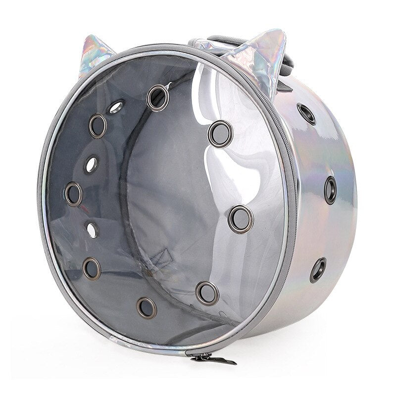 Pet Transparent Breathable Portable Travel Backpack Carrier