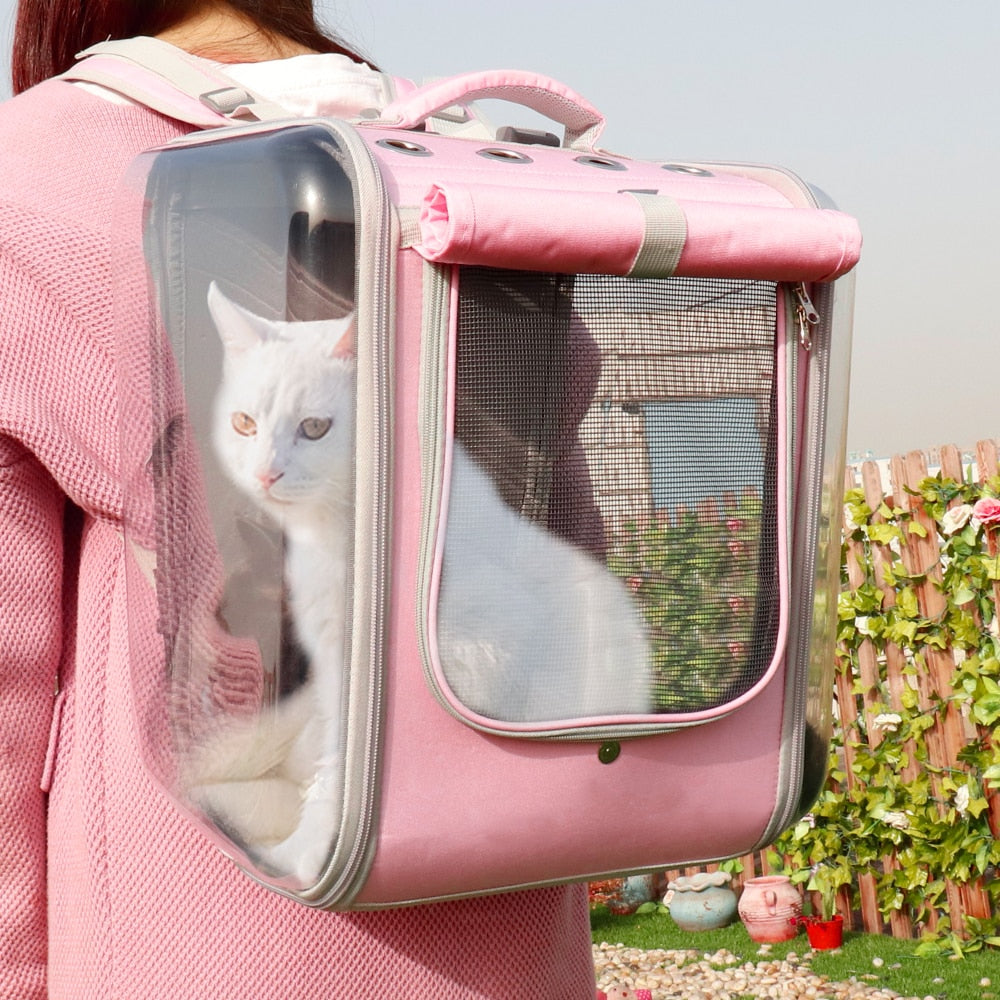Pet Outdoor Portable Breathable Backpack Travel Carrier Bag