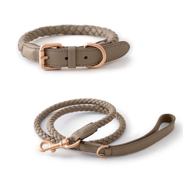 High End Sturdy Pet Collar Durable Luxury Leather