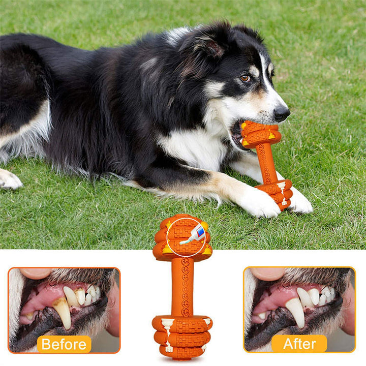 Pet Durable Chew Toy Food Grade Tooth Cleaning Interactive Toy