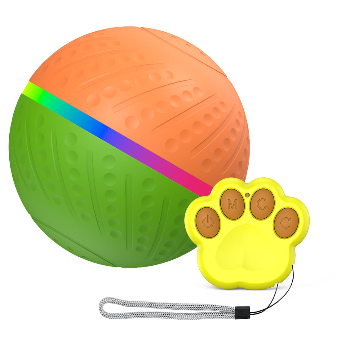Pet Bite-Resistant Remote Control Interactive Intelligent Toy Ball