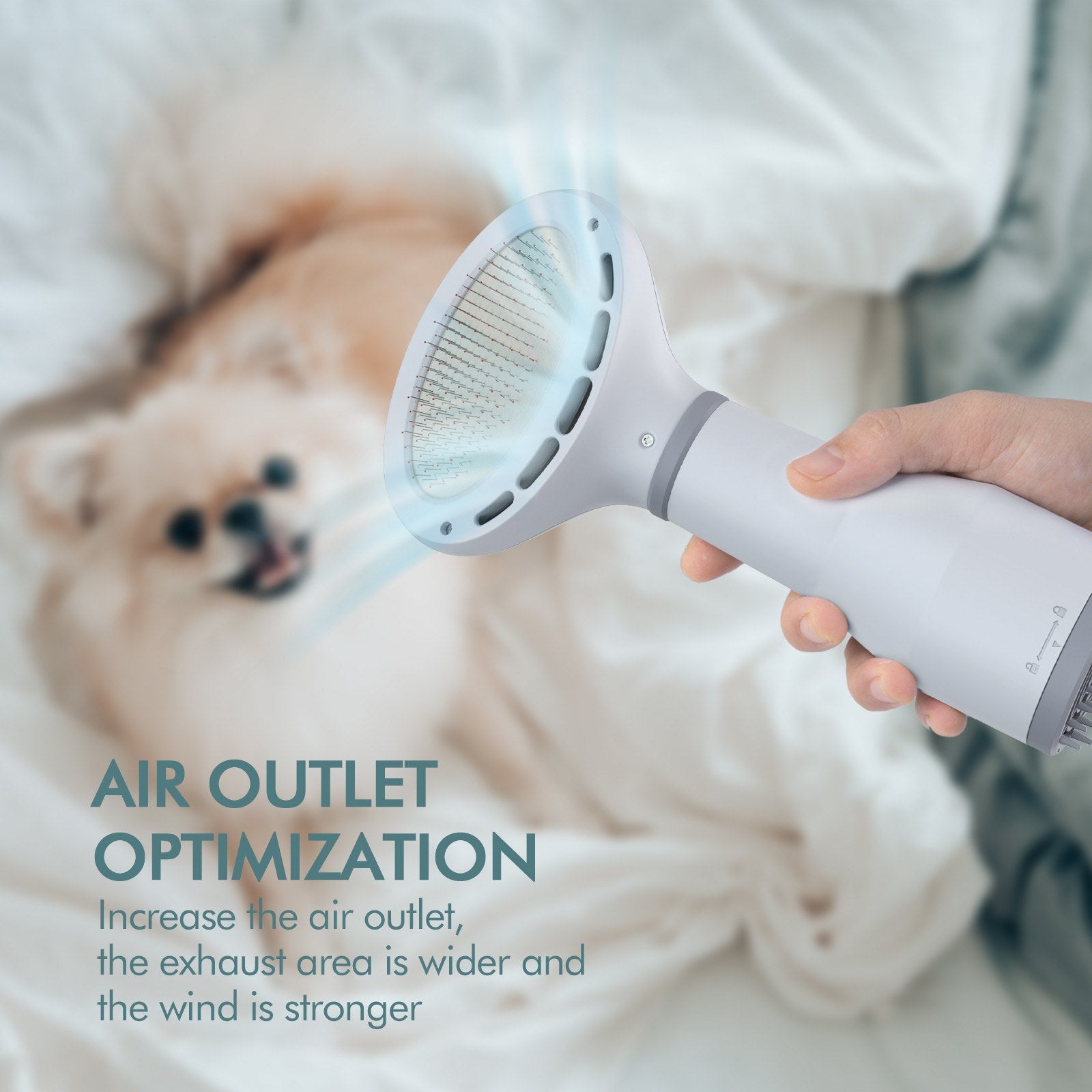 Pet Grooming Dryer Slicker Brush Hair Care Tool