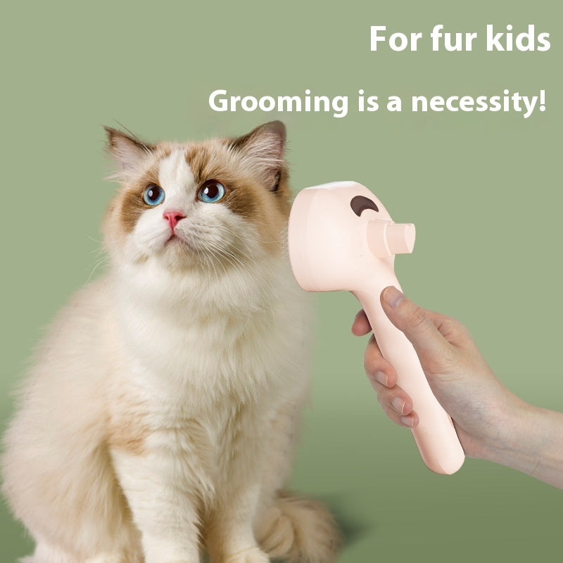 Pet Spray Grooming Comb Hair Remover Cleaning Brush