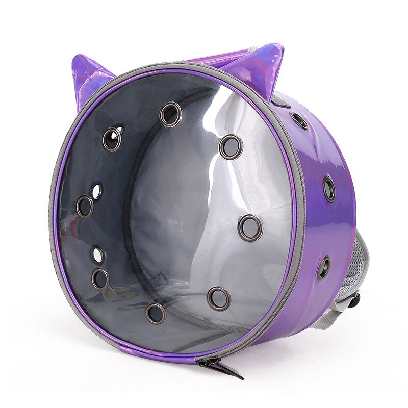 Pet Transparent Breathable Portable Travel Backpack Carrier