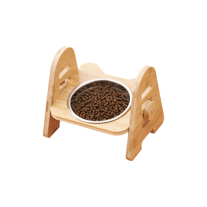 Pet Oblique Mouth Cervical Spine Protection Drinking Bowl