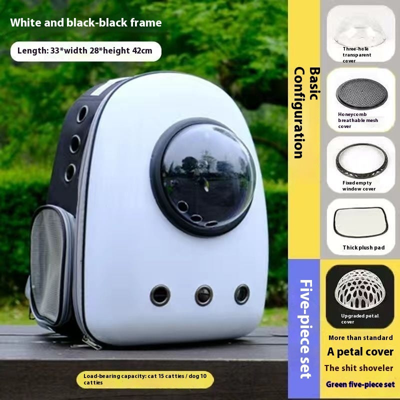 Plus Size Space Capsule Pet Backpack Carrier Bag