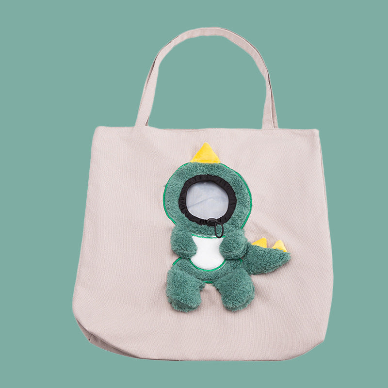Animal Shape Portable Pet Backpack Diaper Carry Bag