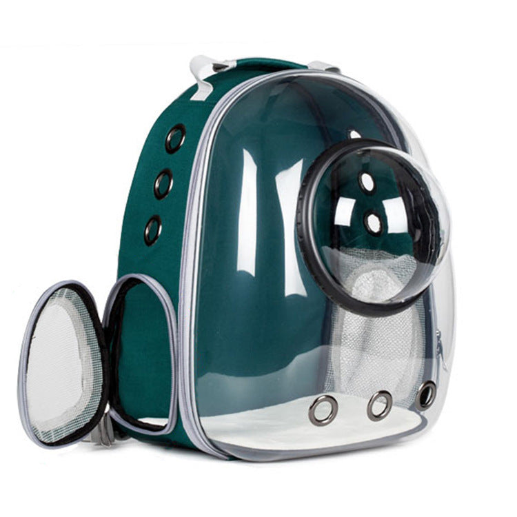 Pet Transparent Breathable Large Capacity Backpack Carrier