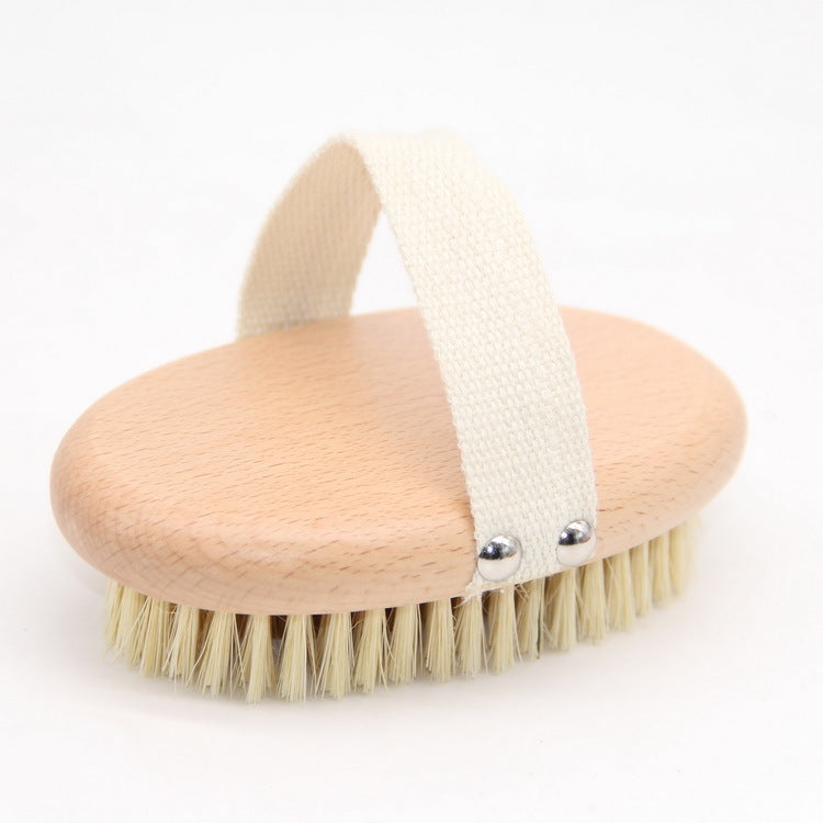 Pet Soft Boar Bristle Palm Grooming Brush Shedding Control
