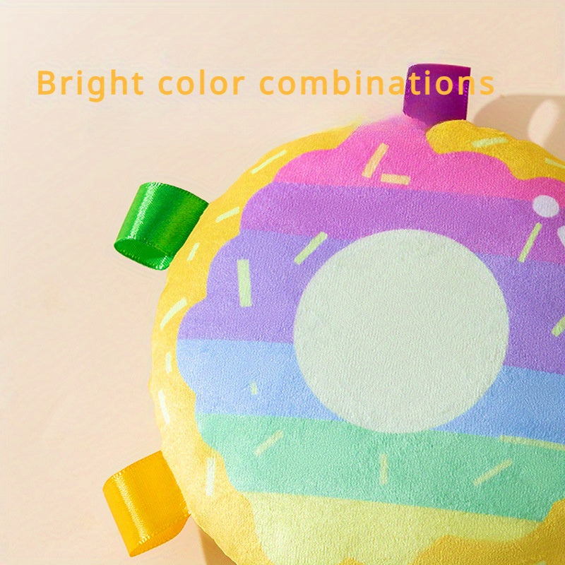Pet Cartoon Plush Bite Resistant Flying Disc Training Toy