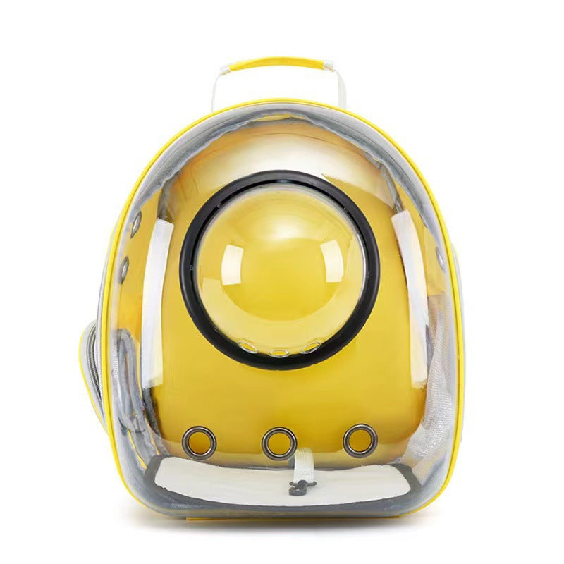 Pet Transparent Breathable Large Capacity Backpack Carrier