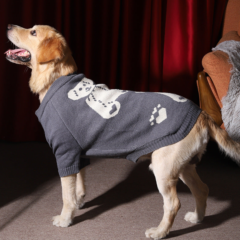 Warm Thick Winter Pet Sweater Large Breed Apparel
