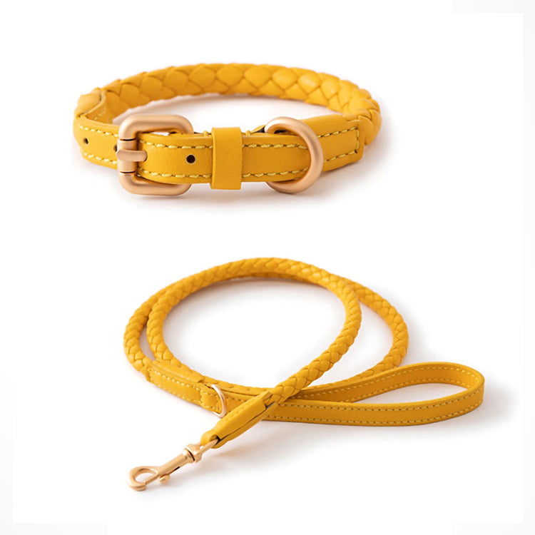 High End Sturdy Pet Collar Durable Luxury Leather