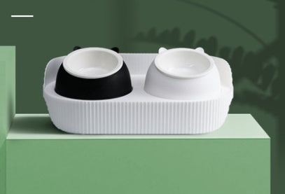 Pet Ceramic Elevated Cervical Spine Protection Feeding Bowl