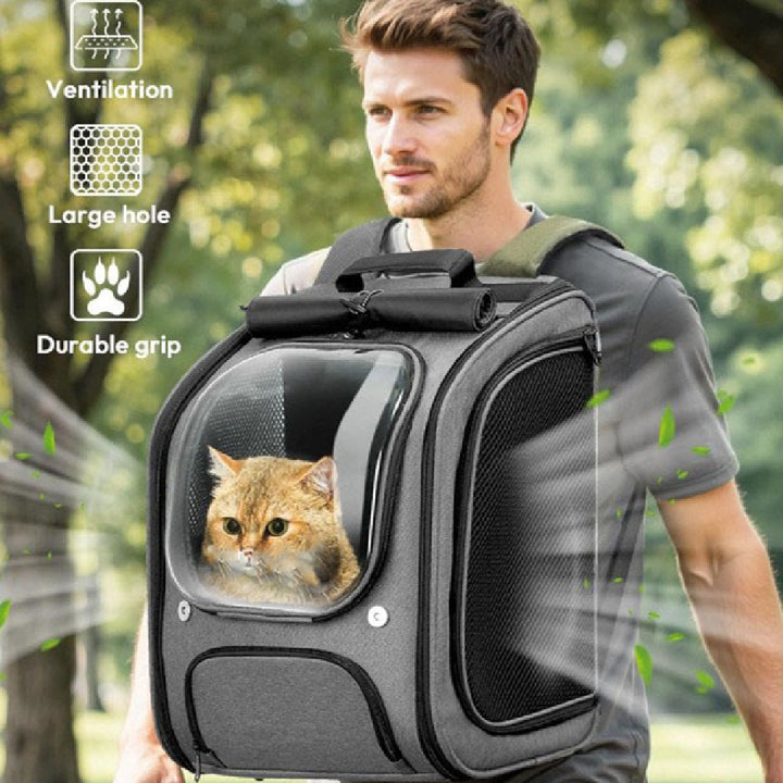 Portable Aviation Style Pet Fashion Backpack Carrier