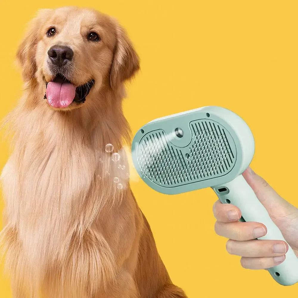 Pet Spray Grooming Comb Hair Remover Cleaning Brush