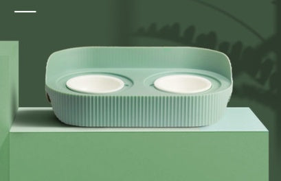 Pet Ceramic Elevated Cervical Spine Protection Feeding Bowl