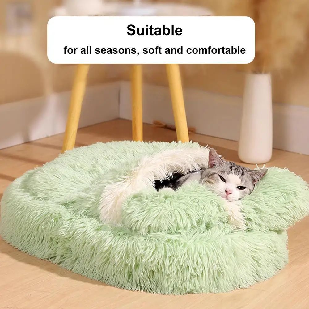 Pet Fluffy Anti Slip Winter Warm Sleeping Nest