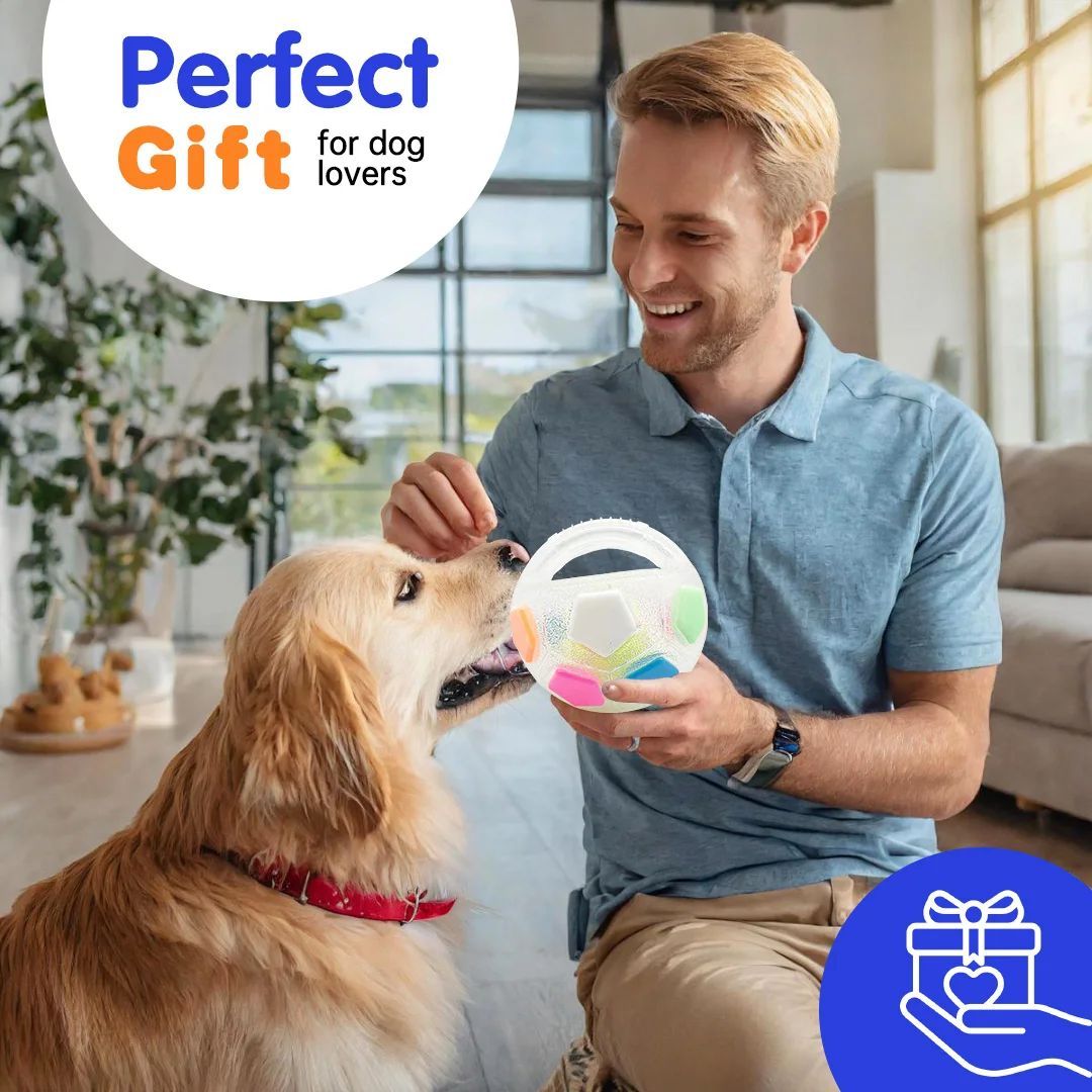 Pet Football Tennis Ball Shaped Chew Toy Durable Squeaky Training Toy