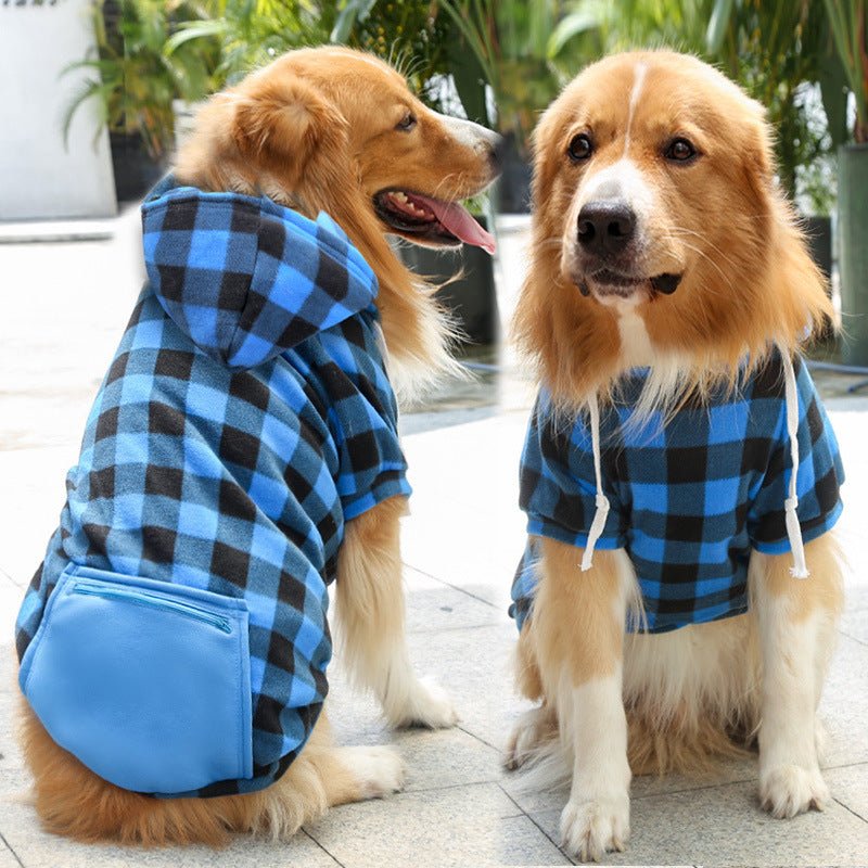 Zipper Pocket Fashion Pet Sweater Apparel